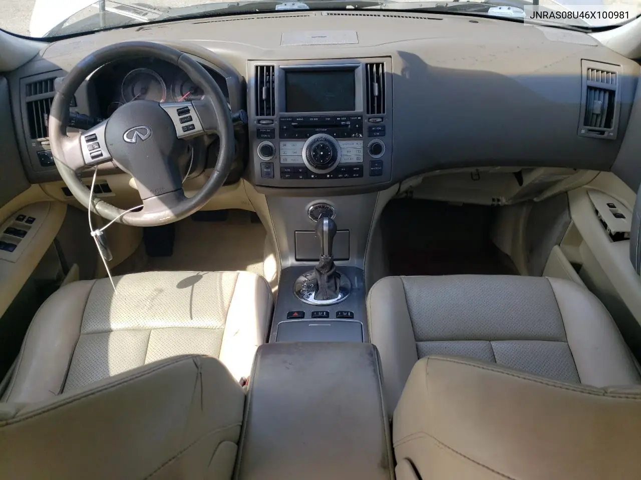 2006 Infiniti Fx35 VIN: JNRAS08U46X100981 Lot: 60159135