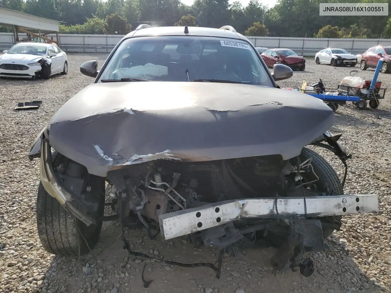 2006 Infiniti Fx35 VIN: JNRAS08U16X100551 Lot: 60538195