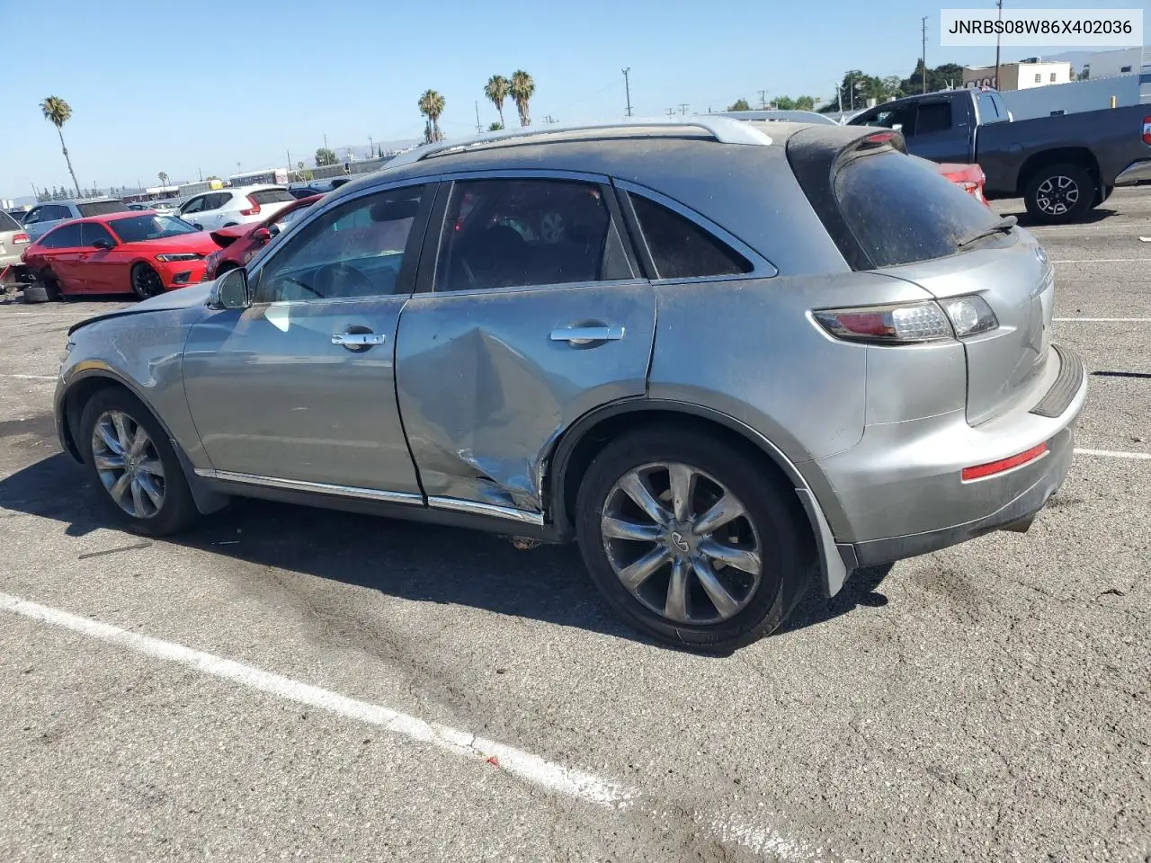 2006 Infiniti Fx45 VIN: JNRBS08W86X402036 Lot: 61097145