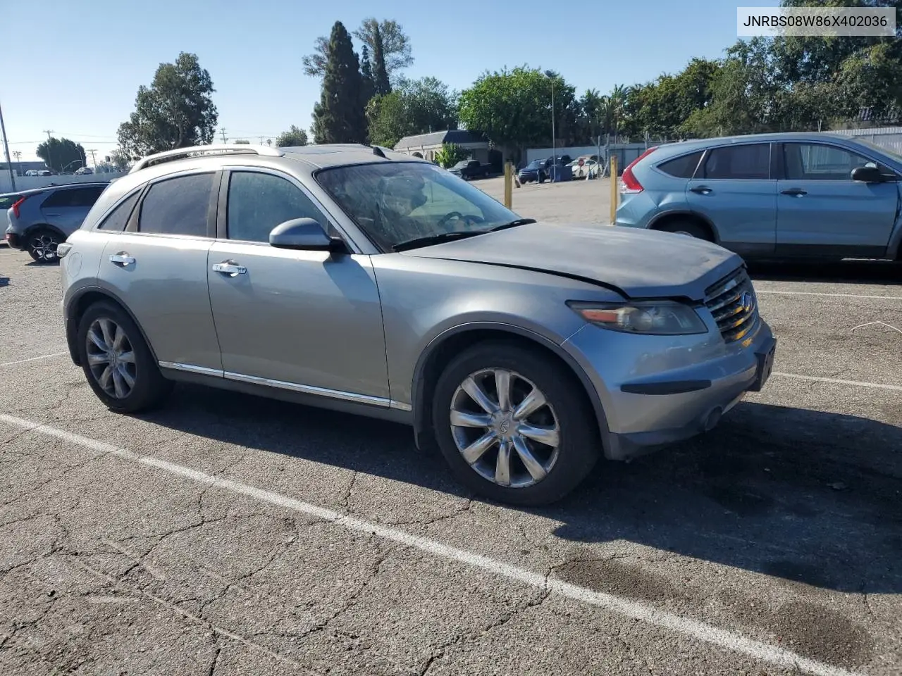 2006 Infiniti Fx45 VIN: JNRBS08W86X402036 Lot: 61097145