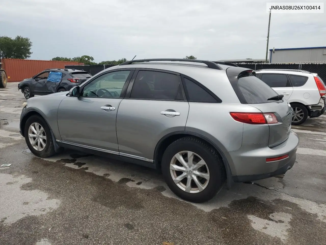 2006 Infiniti Fx35 VIN: JNRAS08U26X100414 Lot: 62608975