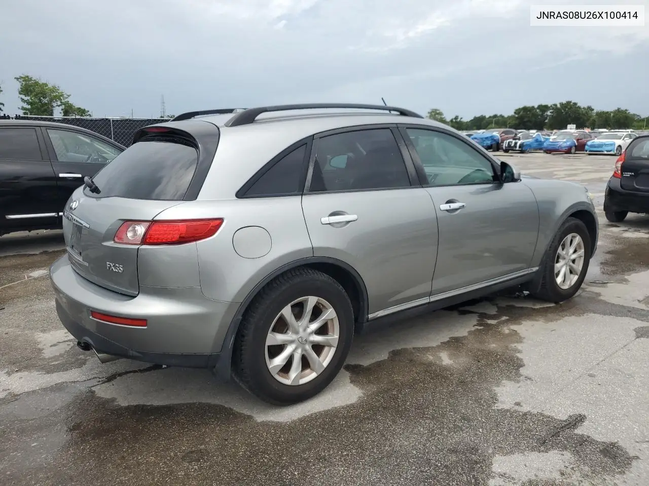2006 Infiniti Fx35 VIN: JNRAS08U26X100414 Lot: 62608975
