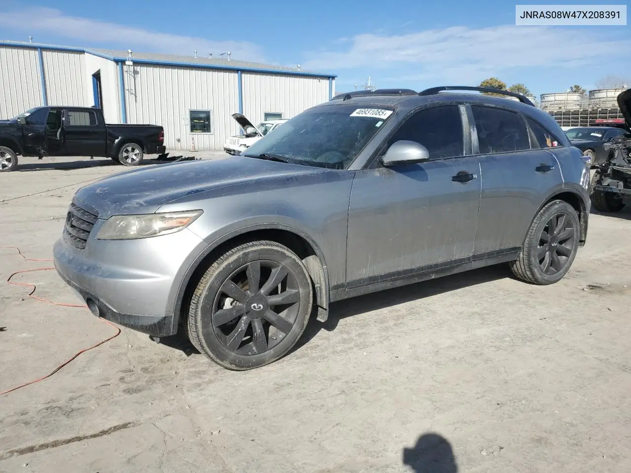 2007 Infiniti Fx35 VIN: JNRAS08W47X208391 Lot: 46931085