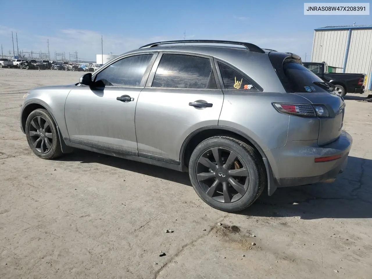 2007 Infiniti Fx35 VIN: JNRAS08W47X208391 Lot: 46931085