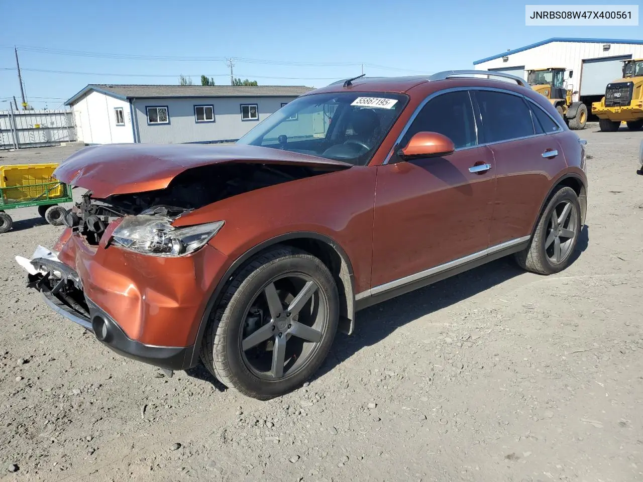 2007 Infiniti Fx45 VIN: JNRBS08W47X400561 Lot: 55867195