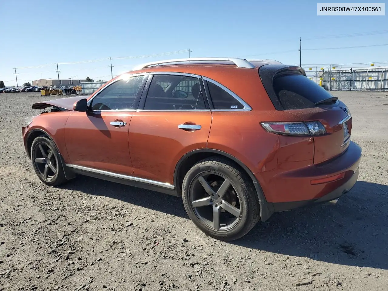 2007 Infiniti Fx45 VIN: JNRBS08W47X400561 Lot: 55867195