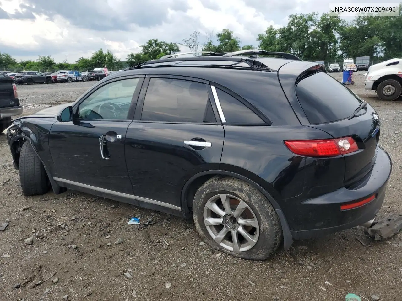 2007 Infiniti Fx35 VIN: JNRAS08W07X209490 Lot: 60815085