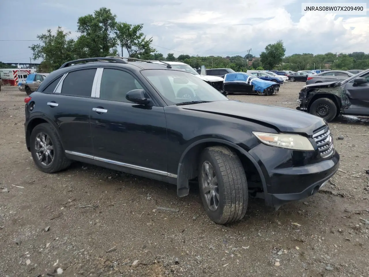 2007 Infiniti Fx35 VIN: JNRAS08W07X209490 Lot: 60815085