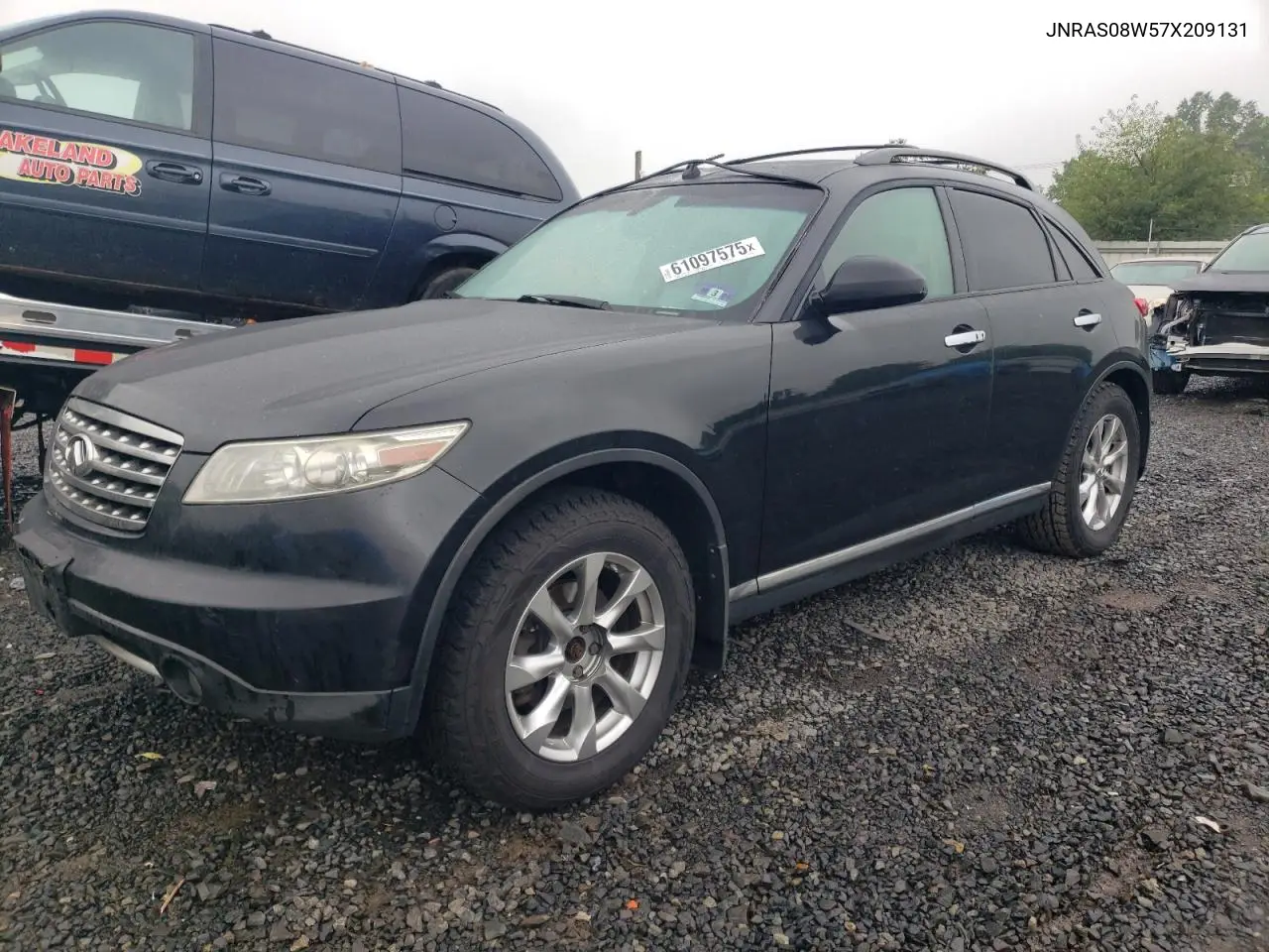 2007 Infiniti Fx35 VIN: JNRAS08W57X209131 Lot: 61097575