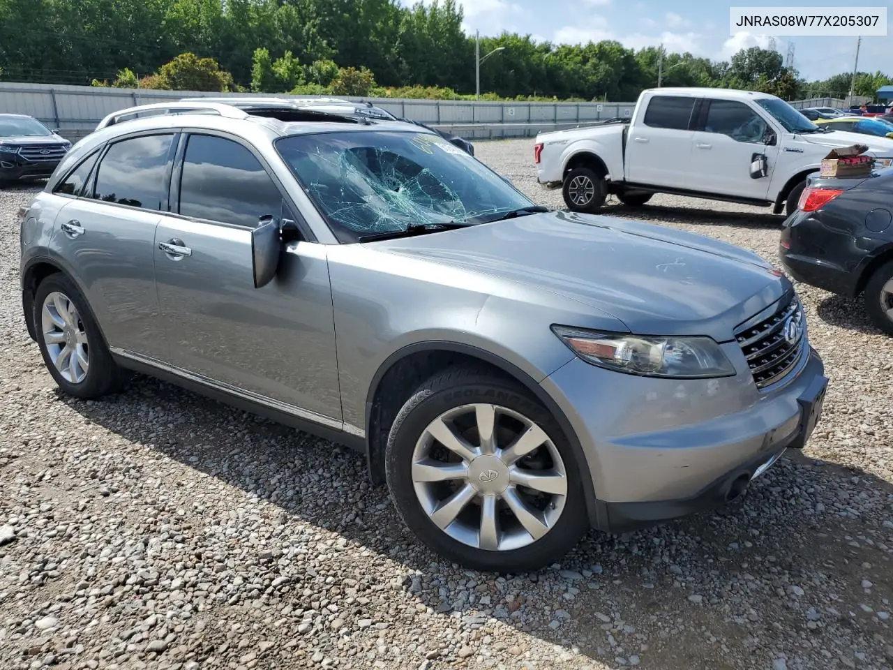 2007 Infiniti Fx35 VIN: JNRAS08W77X205307 Lot: 61248885