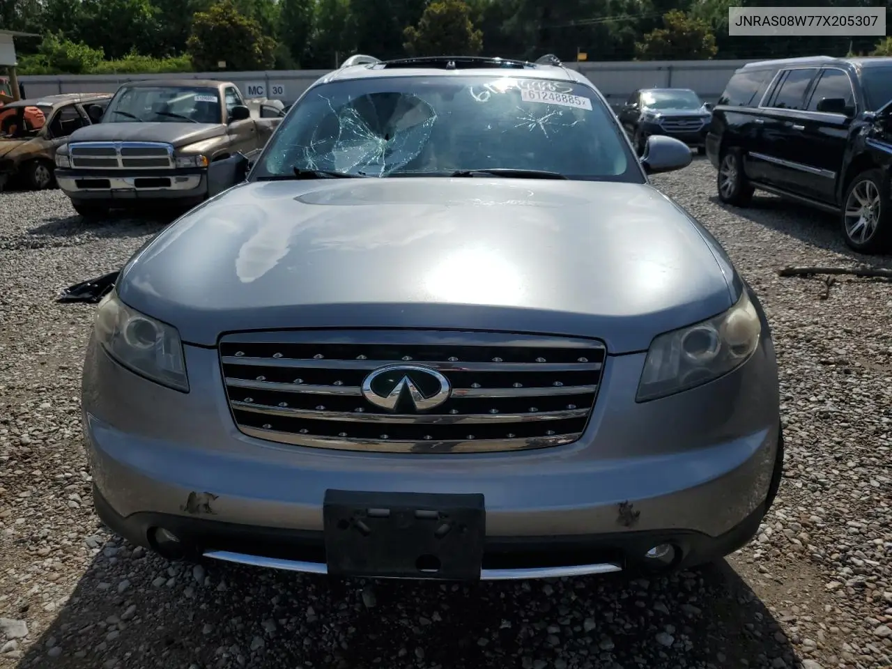2007 Infiniti Fx35 VIN: JNRAS08W77X205307 Lot: 61248885