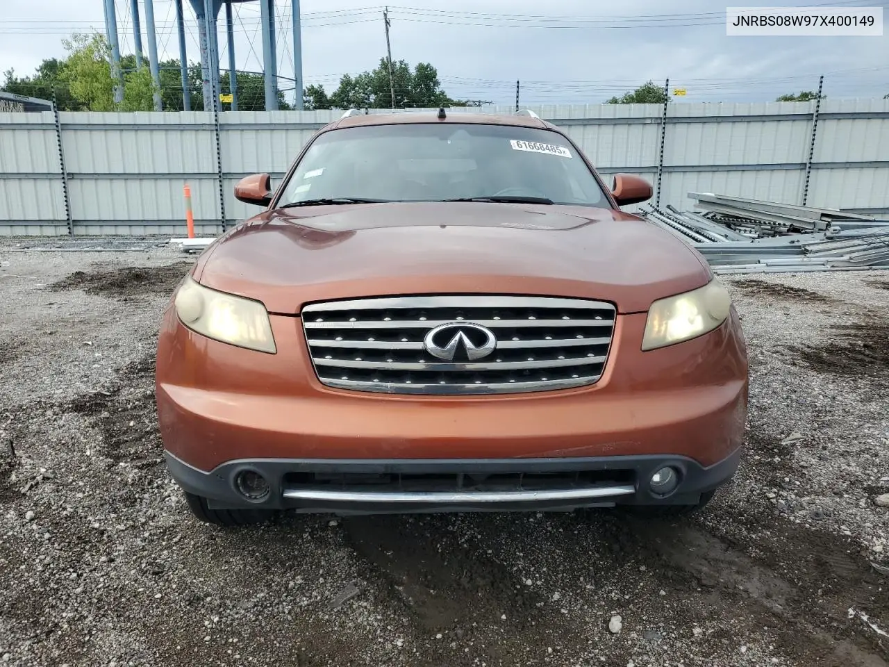2007 Infiniti Fx45 VIN: JNRBS08W97X400149 Lot: 61668485