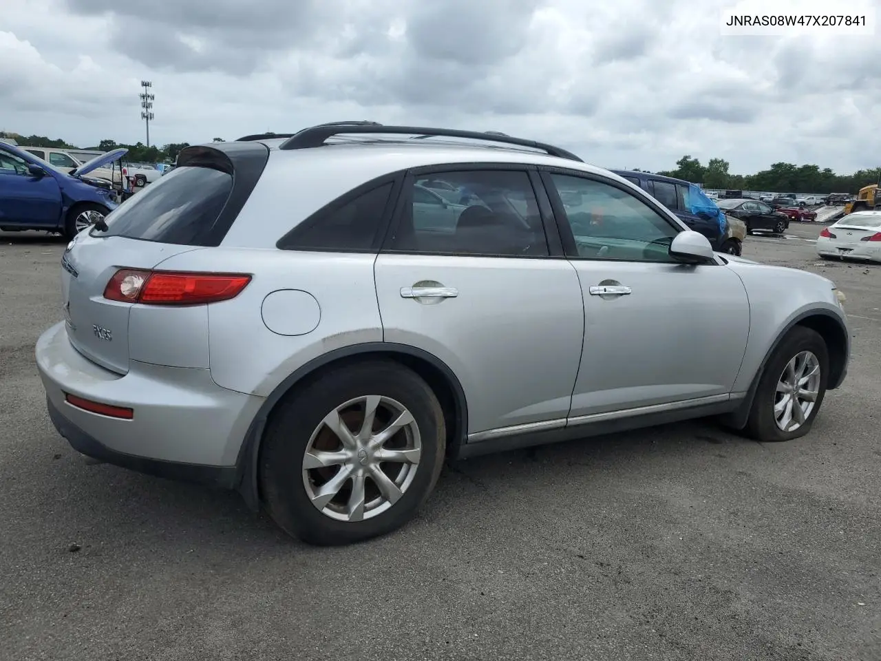2007 Infiniti Fx35 VIN: JNRAS08W47X207841 Lot: 63251165