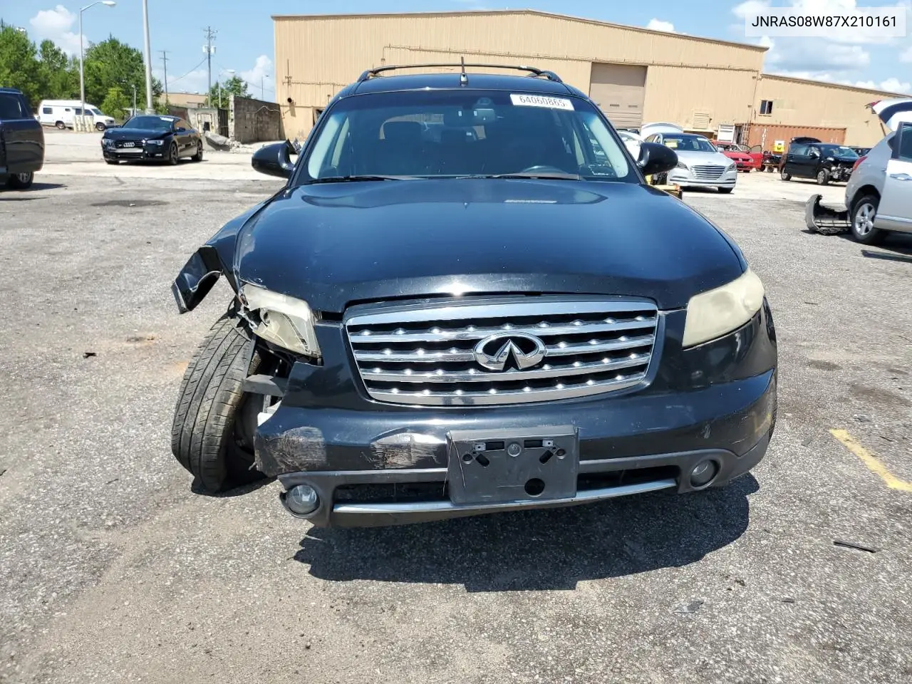 2007 Infiniti Fx35 VIN: JNRAS08W87X210161 Lot: 64060865