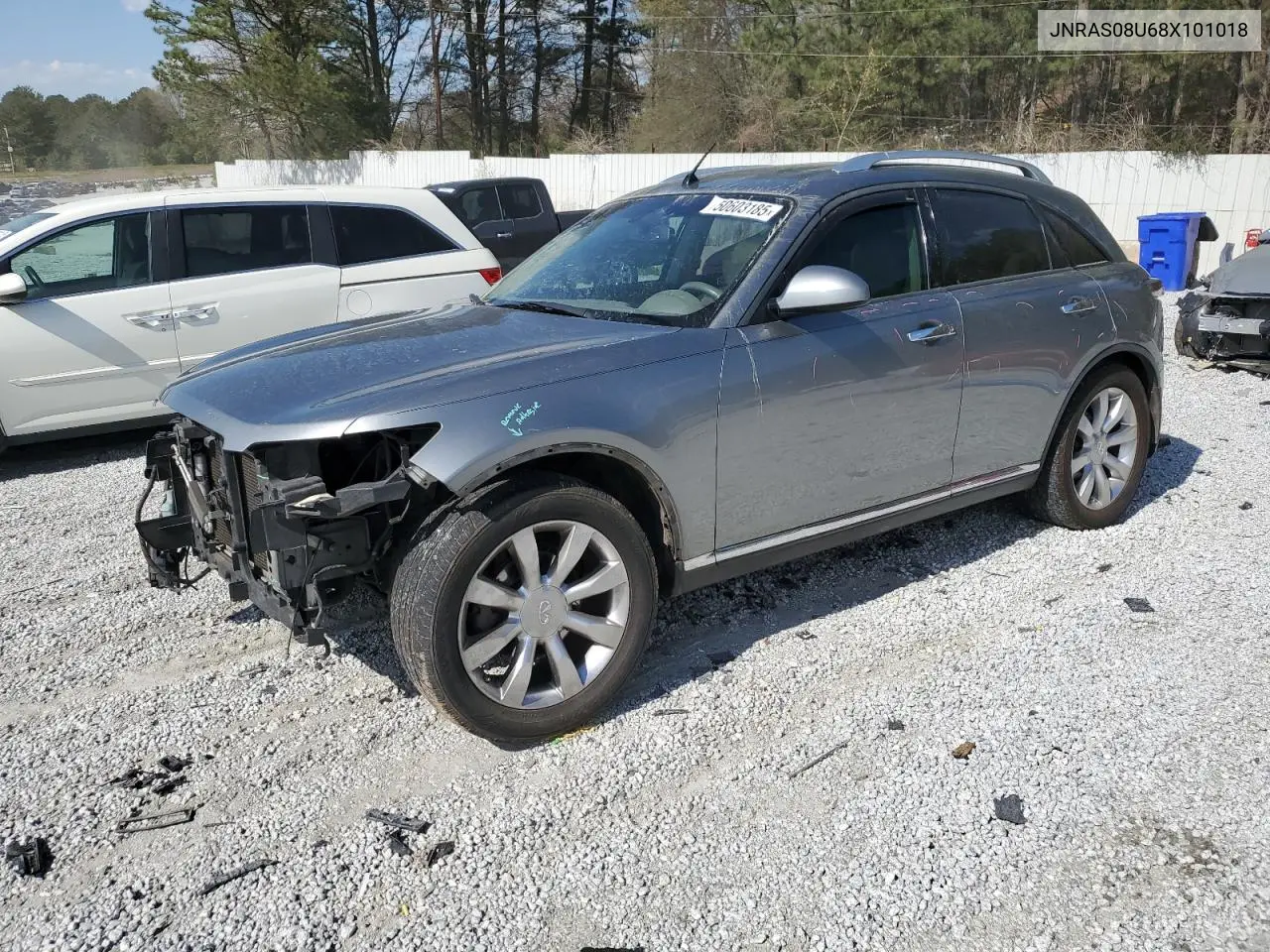 2008 Infiniti Fx35 VIN: JNRAS08U68X101018 Lot: 50603185