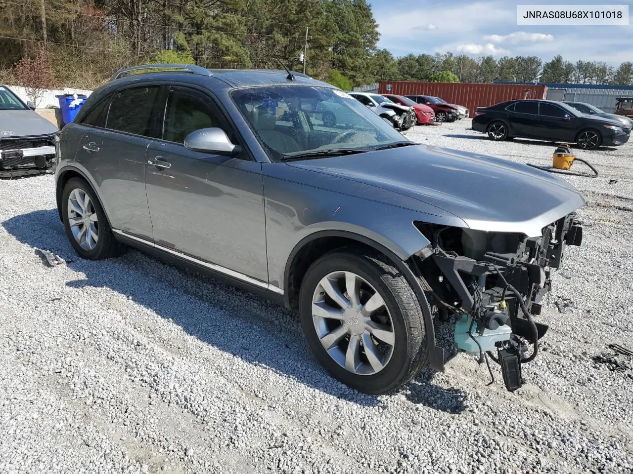 2008 Infiniti Fx35 VIN: JNRAS08U68X101018 Lot: 50603185