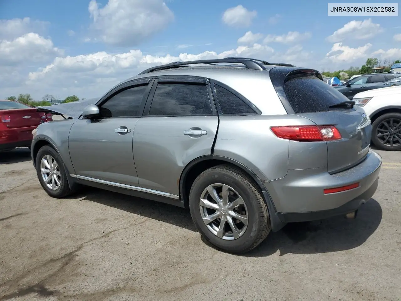 2008 Infiniti Fx35 VIN: JNRAS08W18X202582 Lot: 55660375