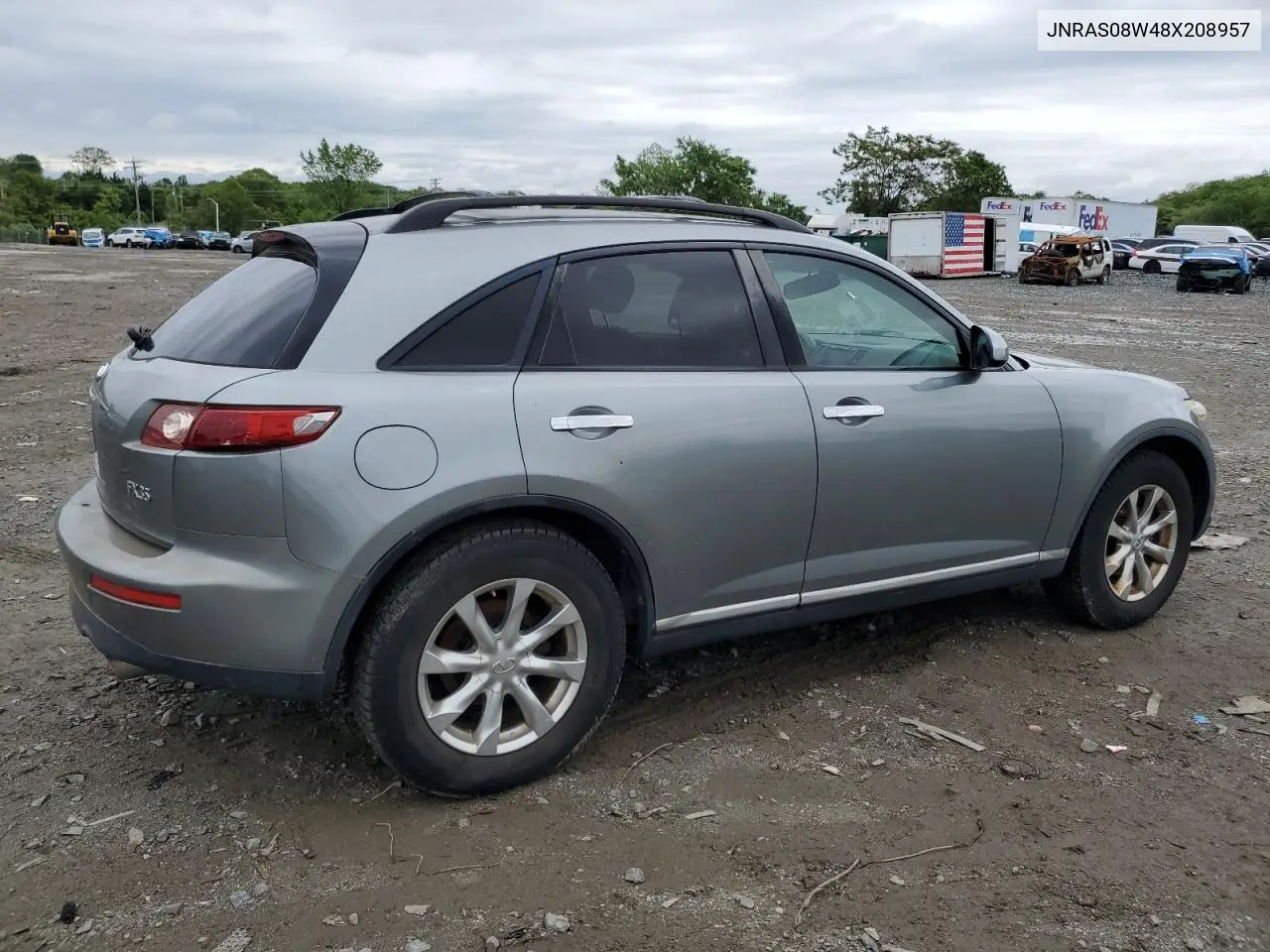 2008 Infiniti Fx35 VIN: JNRAS08W48X208957 Lot: 56516525