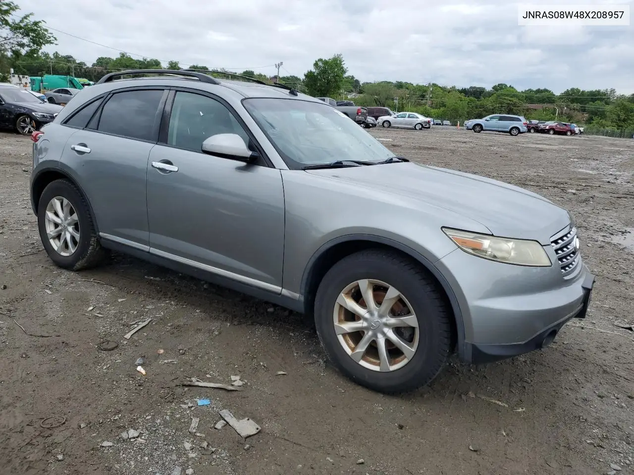 2008 Infiniti Fx35 VIN: JNRAS08W48X208957 Lot: 56516525