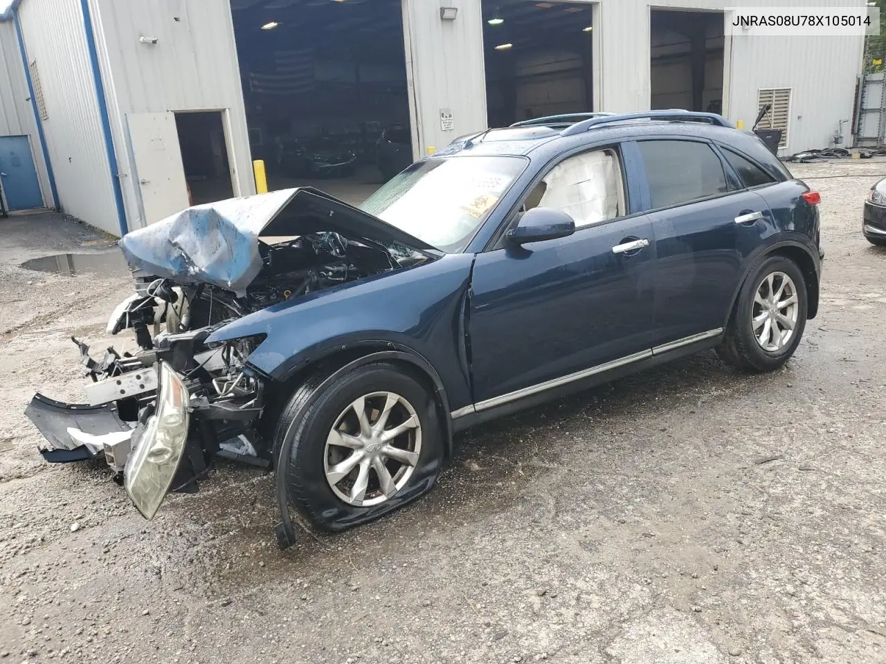 2008 Infiniti Fx35 VIN: JNRAS08U78X105014 Lot: 60155665