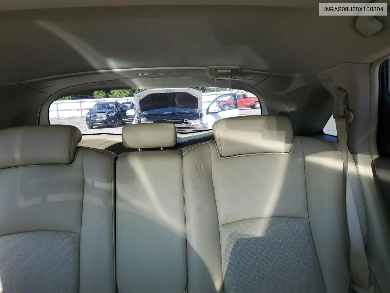 2008 Infiniti Fx35 VIN: JNRAS08U28X100304 Lot: 65820365