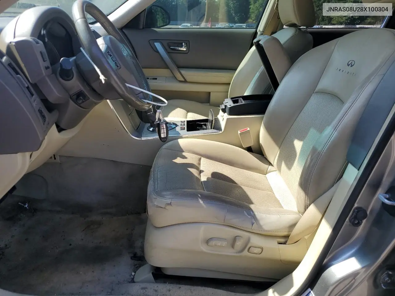 2008 Infiniti Fx35 VIN: JNRAS08U28X100304 Lot: 65820365
