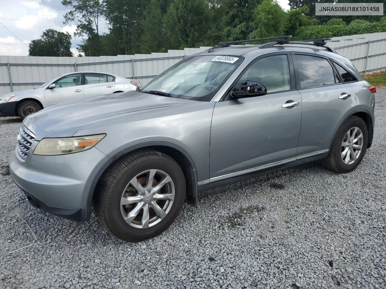 2008 Infiniti Fx35 VIN: JNRAS08U18X101458 Lot: 66104155