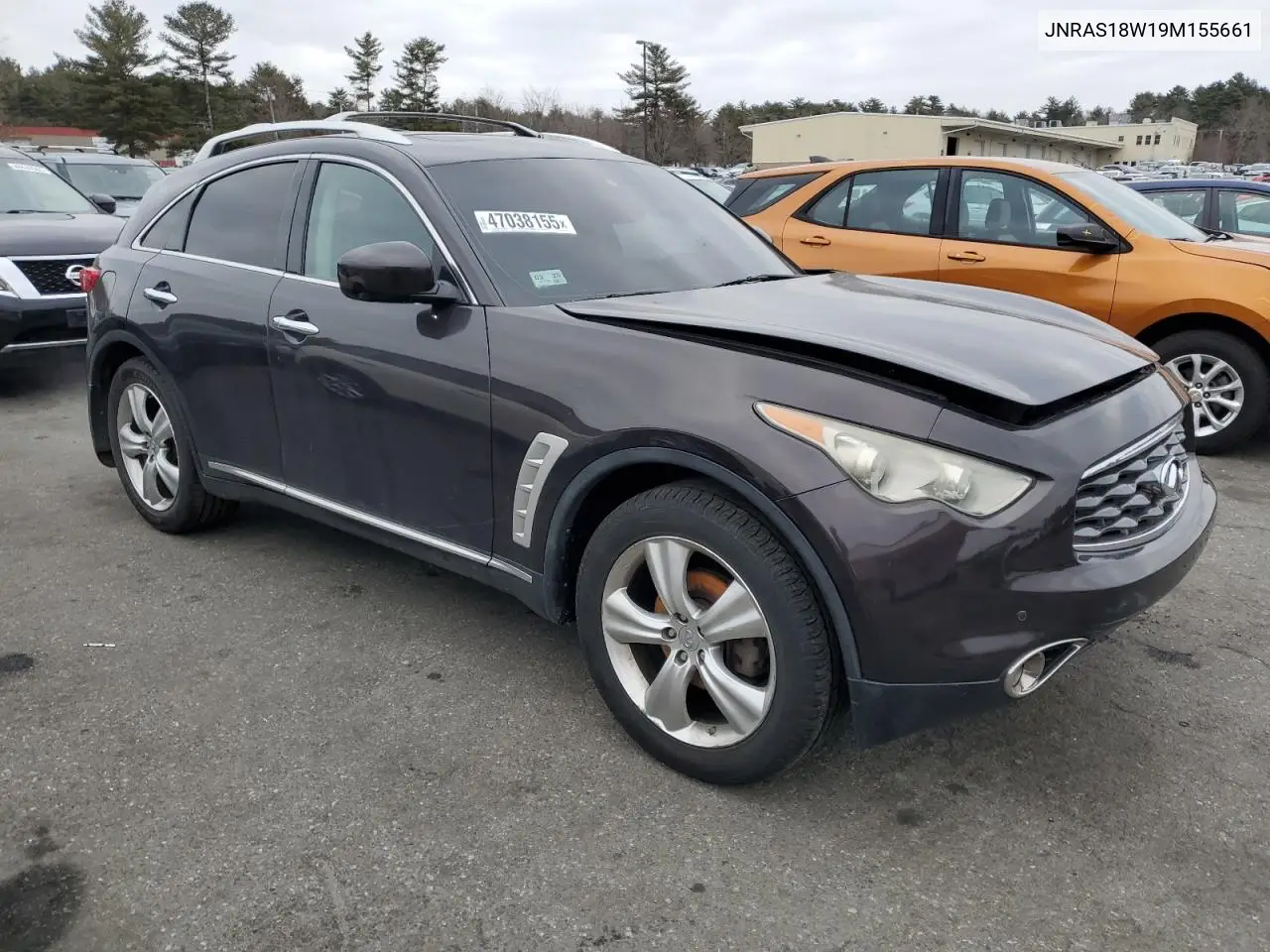 2009 Infiniti Fx35 VIN: JNRAS18W19M155661 Lot: 47038155