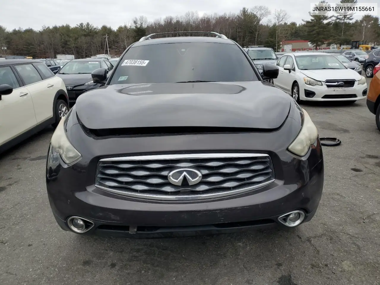 2009 Infiniti Fx35 VIN: JNRAS18W19M155661 Lot: 47038155