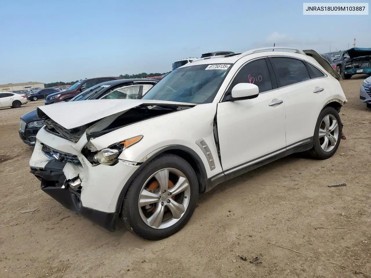 2009 Infiniti Fx35 VIN: JNRAS18U09M103887 Lot: 61755135