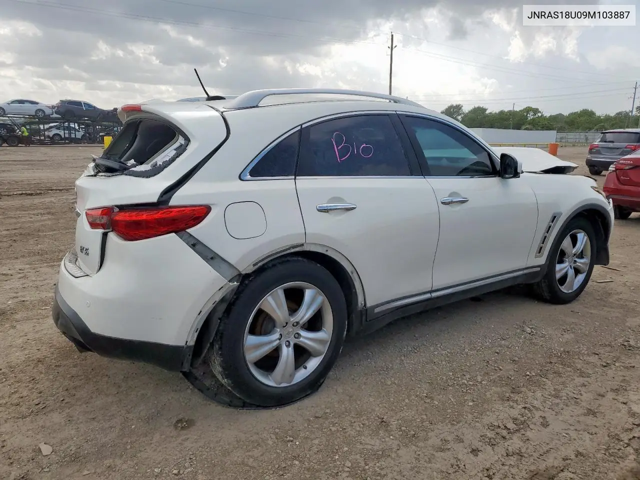 2009 Infiniti Fx35 VIN: JNRAS18U09M103887 Lot: 61755135