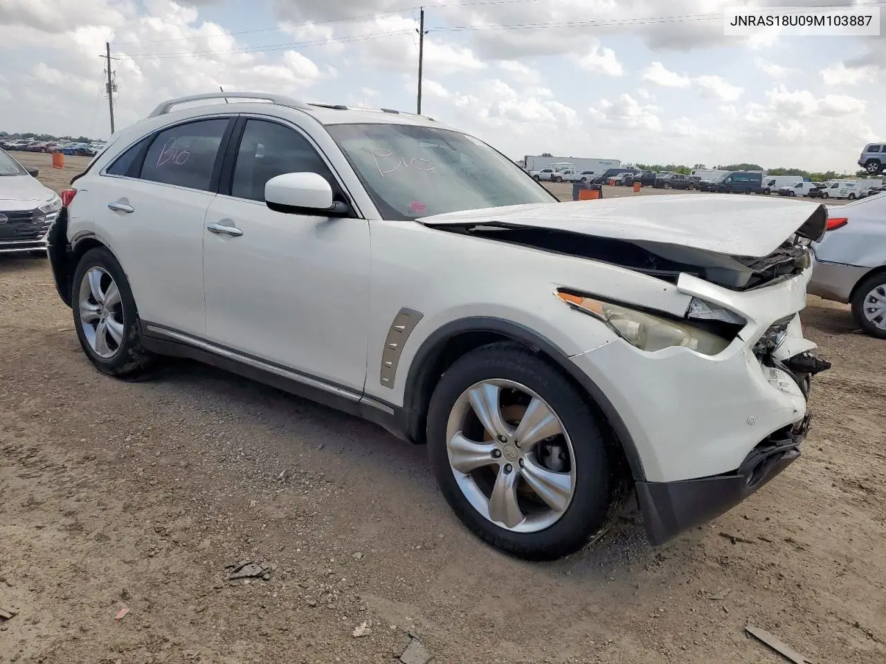 2009 Infiniti Fx35 VIN: JNRAS18U09M103887 Lot: 61755135