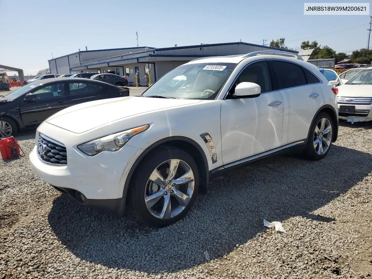 2009 Infiniti Fx50 VIN: JNRBS18W39M200621 Lot: 62398215