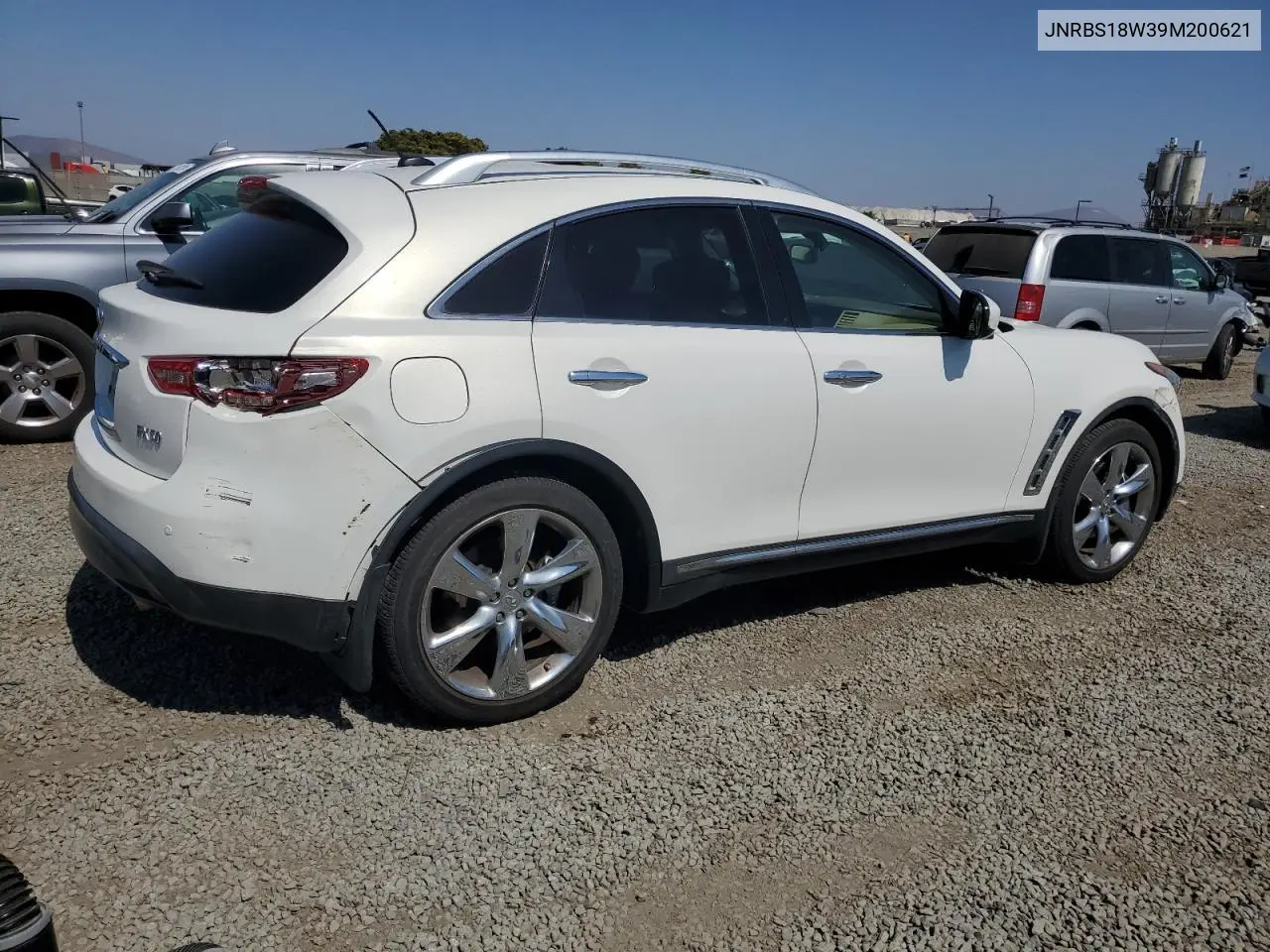 2009 Infiniti Fx50 VIN: JNRBS18W39M200621 Lot: 62398215