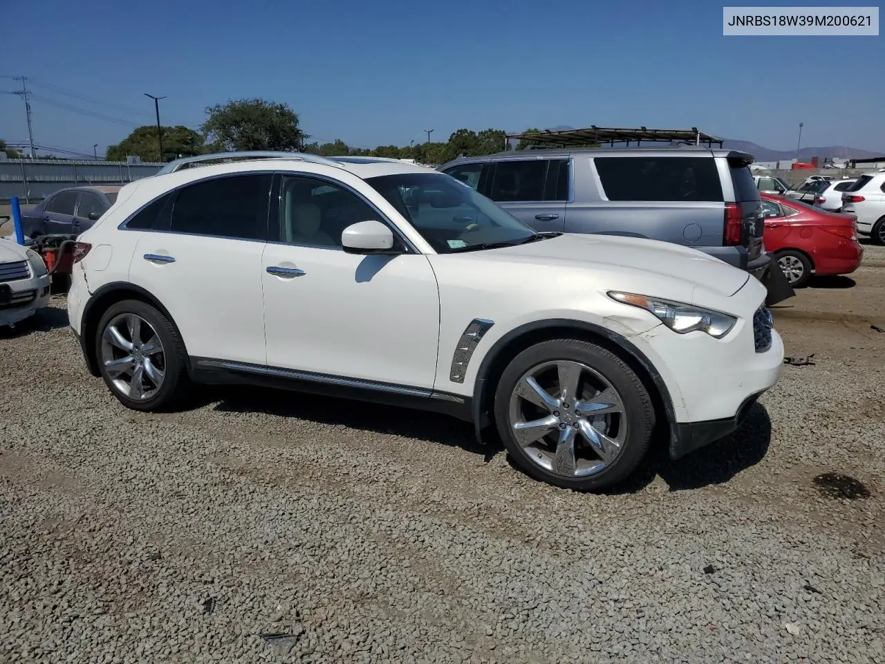 2009 Infiniti Fx50 VIN: JNRBS18W39M200621 Lot: 62398215
