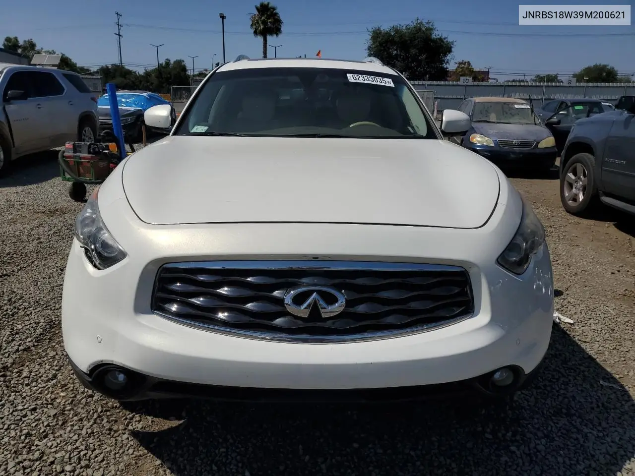 2009 Infiniti Fx50 VIN: JNRBS18W39M200621 Lot: 62398215