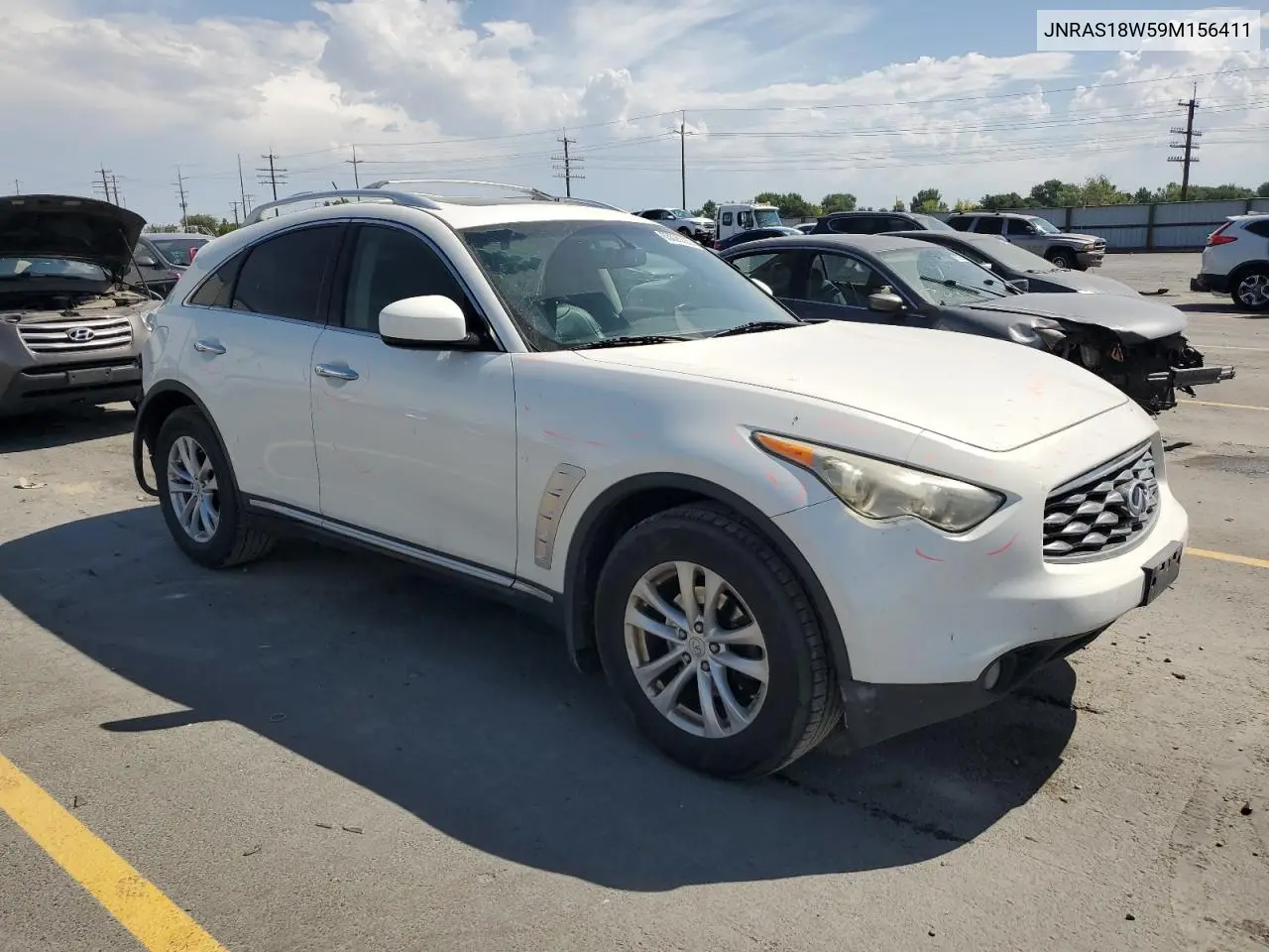 2009 Infiniti Fx35 VIN: JNRAS18W59M156411 Lot: 63025225