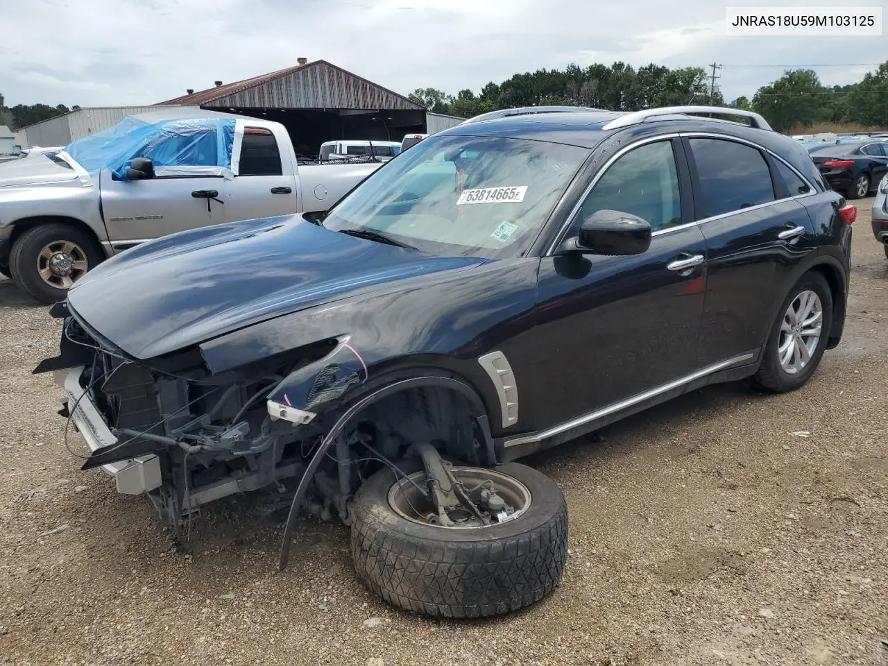2009 Infiniti Fx35 VIN: JNRAS18U59M103125 Lot: 63814665