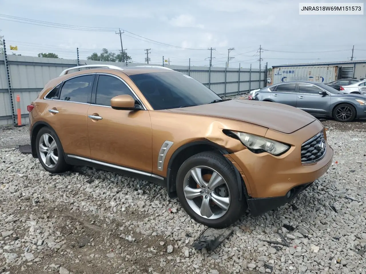 2009 Infiniti Fx35 VIN: JNRAS18W69M151573 Lot: 65737155