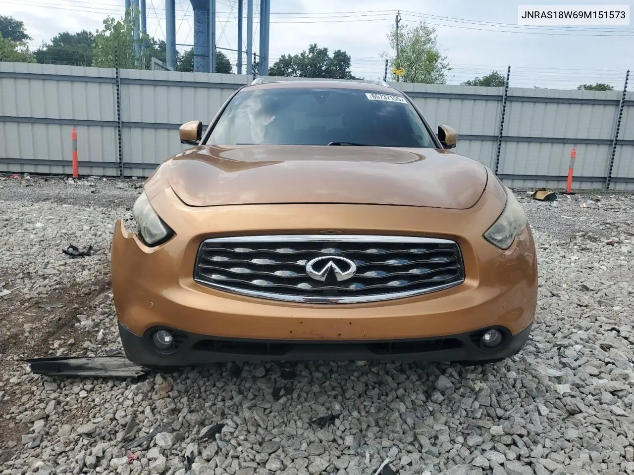 2009 Infiniti Fx35 VIN: JNRAS18W69M151573 Lot: 65737155