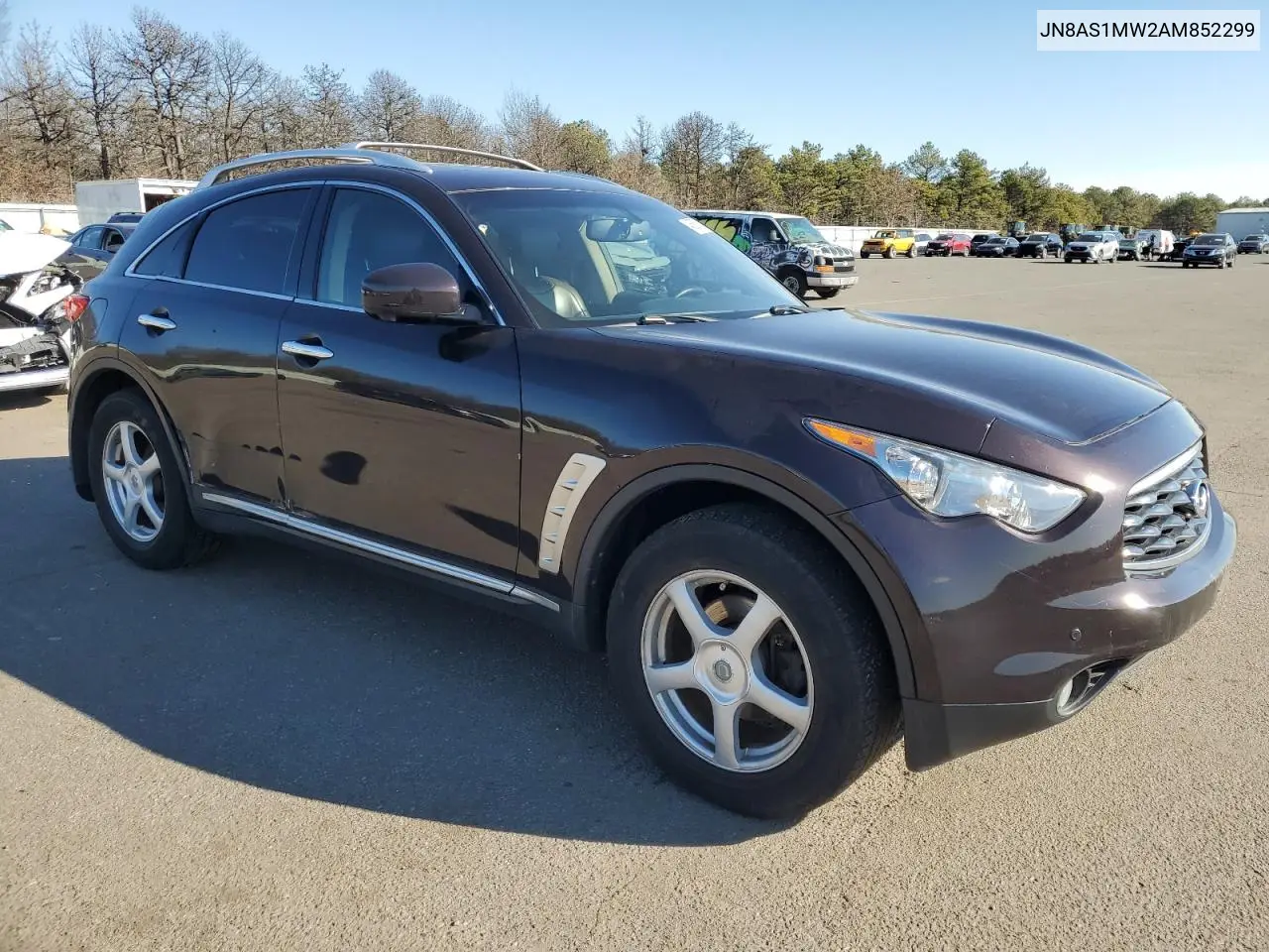 2010 Infiniti Fx35 VIN: JN8AS1MW2AM852299 Lot: 48605375