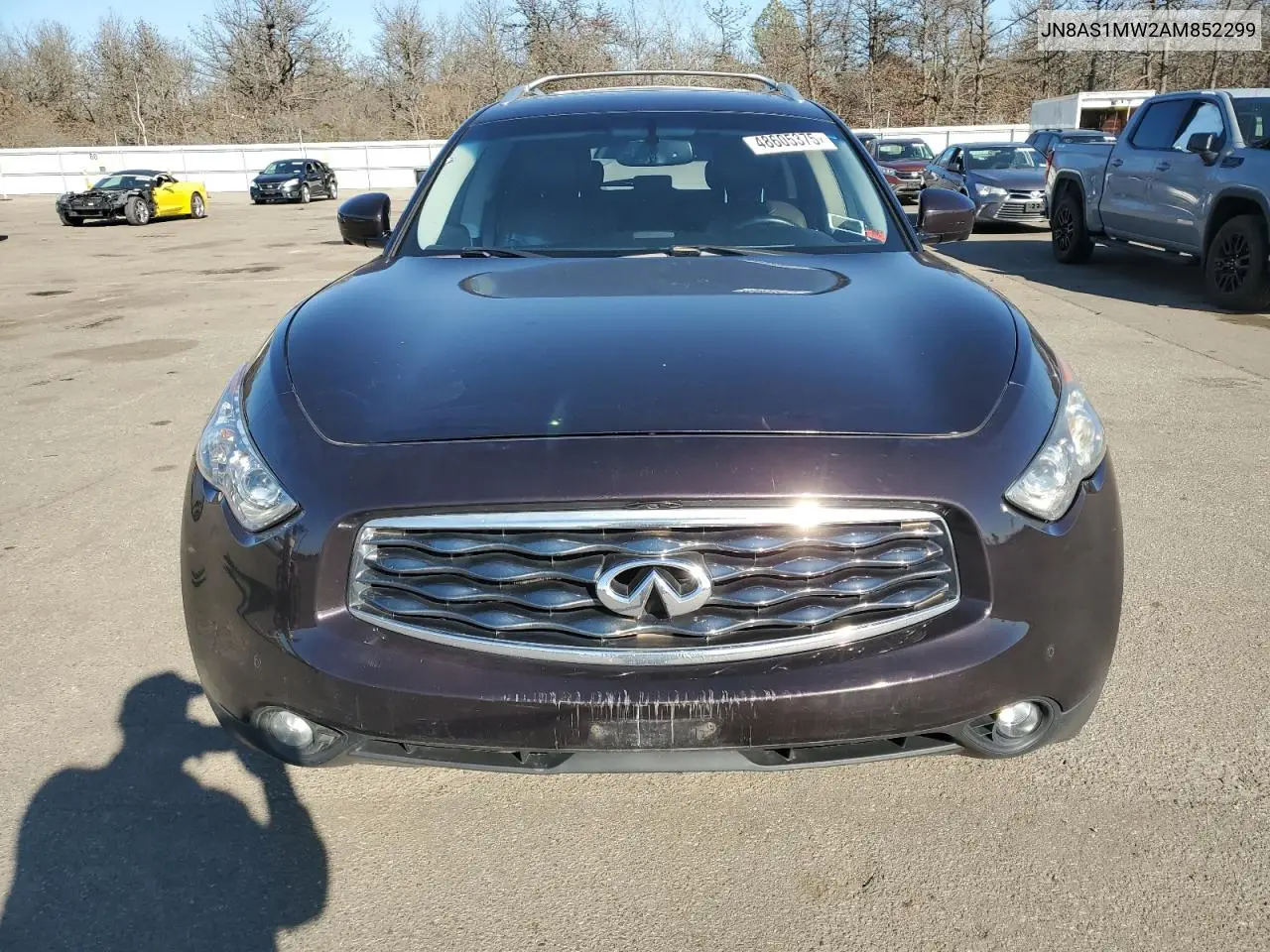 2010 Infiniti Fx35 VIN: JN8AS1MW2AM852299 Lot: 48605375