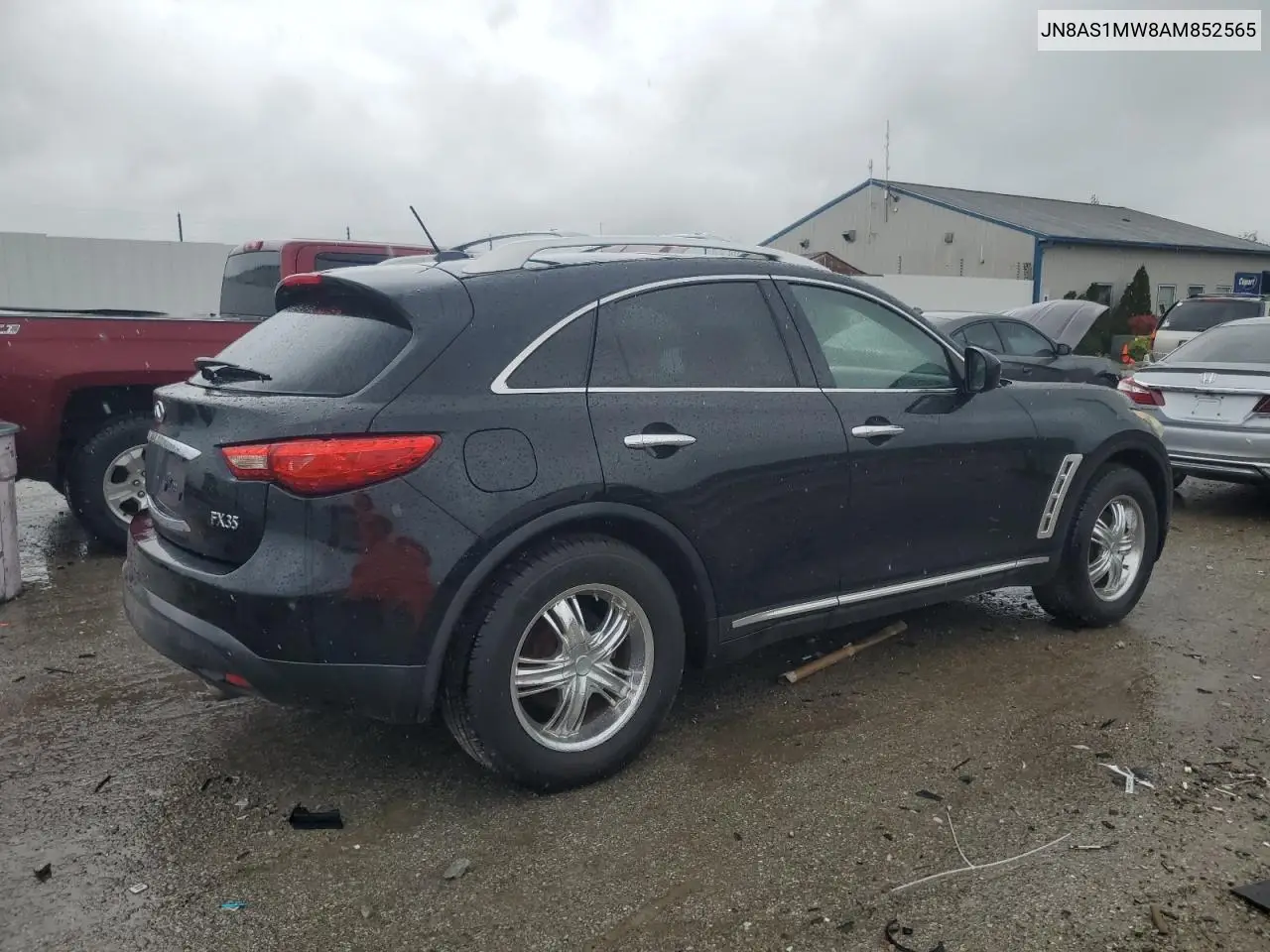 2010 Infiniti Fx35 VIN: JN8AS1MW8AM852565 Lot: 55429715