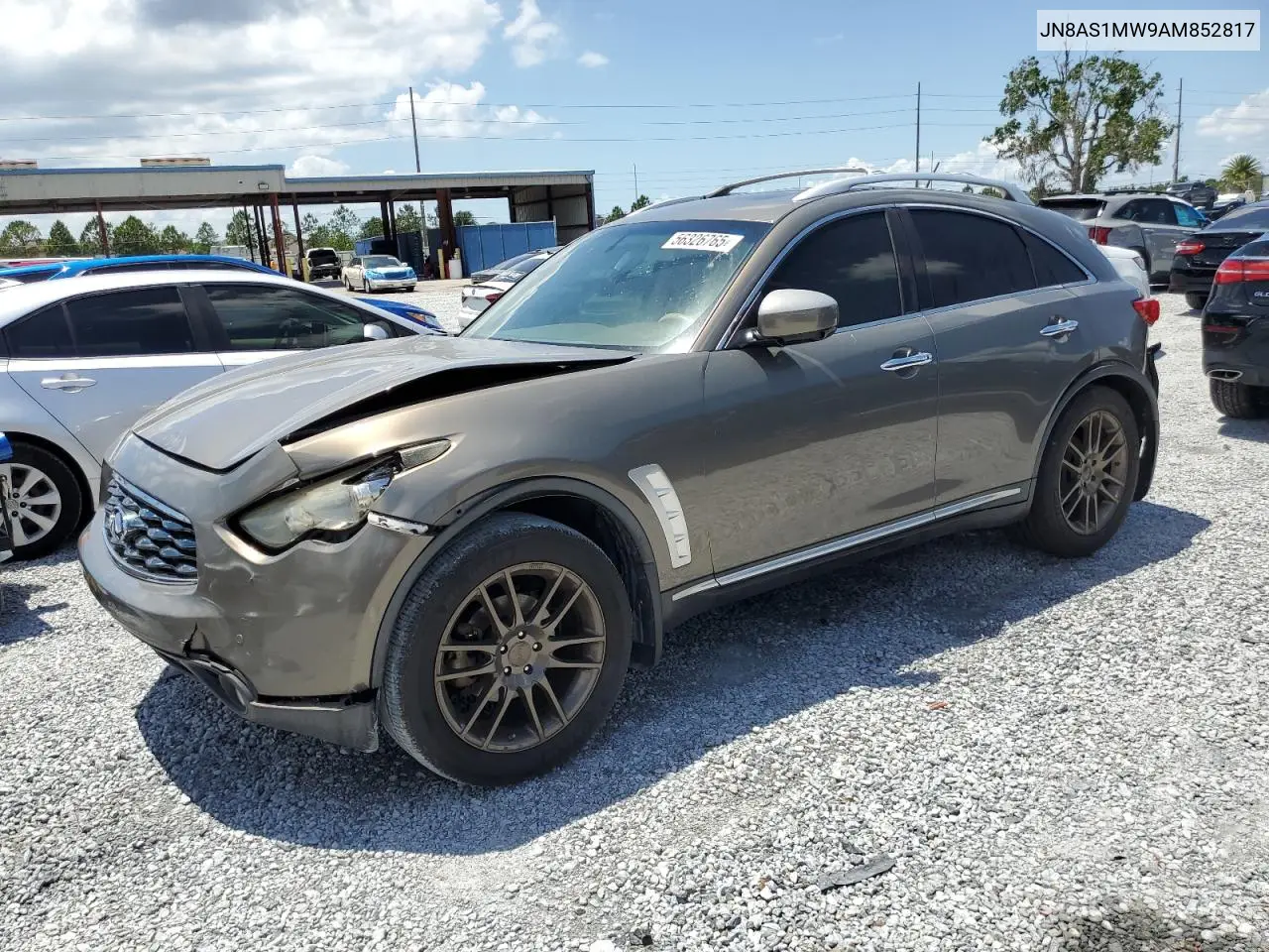2010 Infiniti Fx35 VIN: JN8AS1MW9AM852817 Lot: 56326765