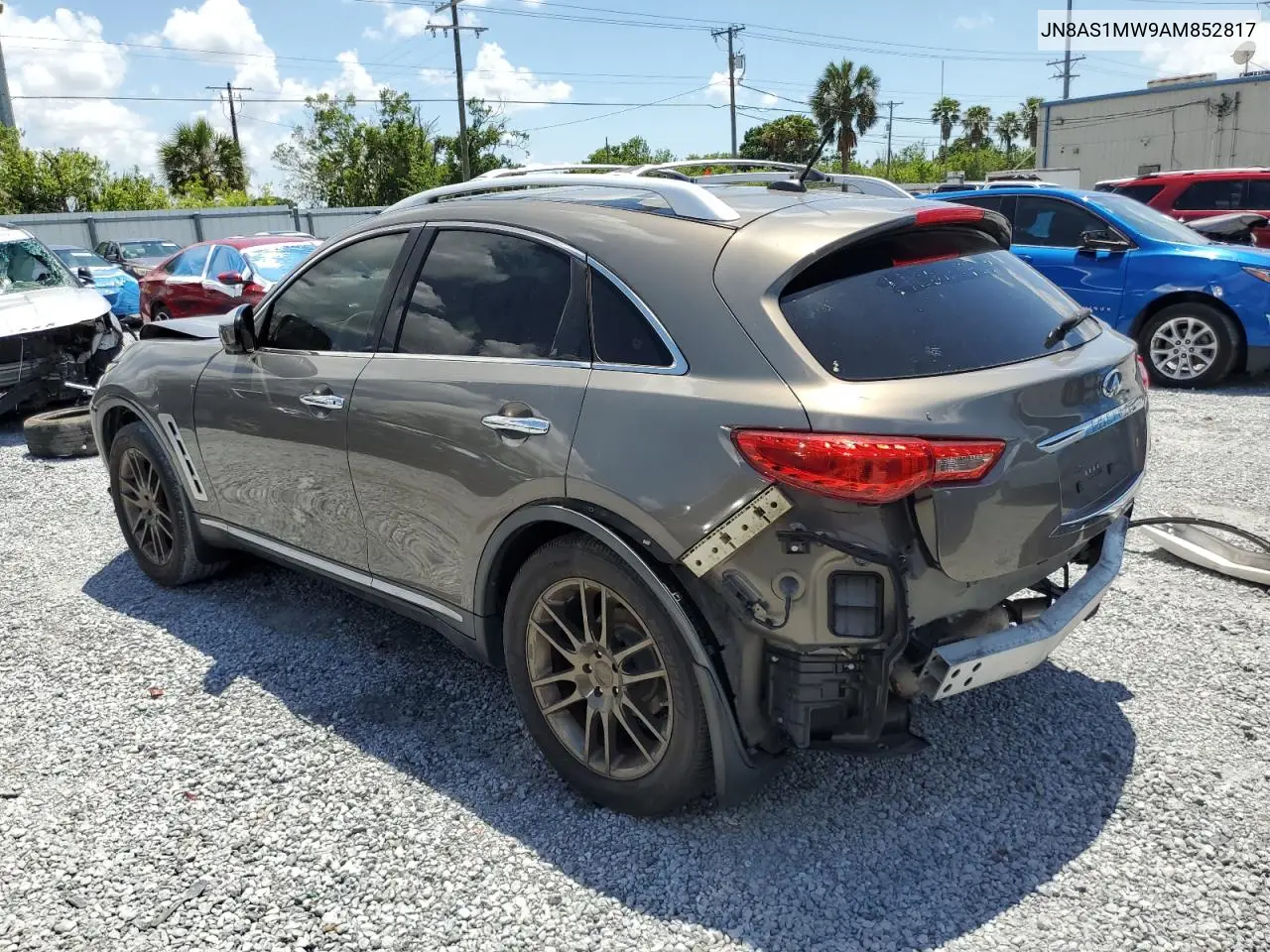 2010 Infiniti Fx35 VIN: JN8AS1MW9AM852817 Lot: 56326765