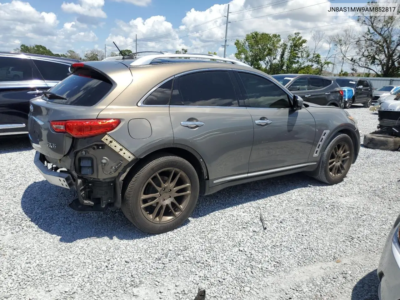 2010 Infiniti Fx35 VIN: JN8AS1MW9AM852817 Lot: 56326765