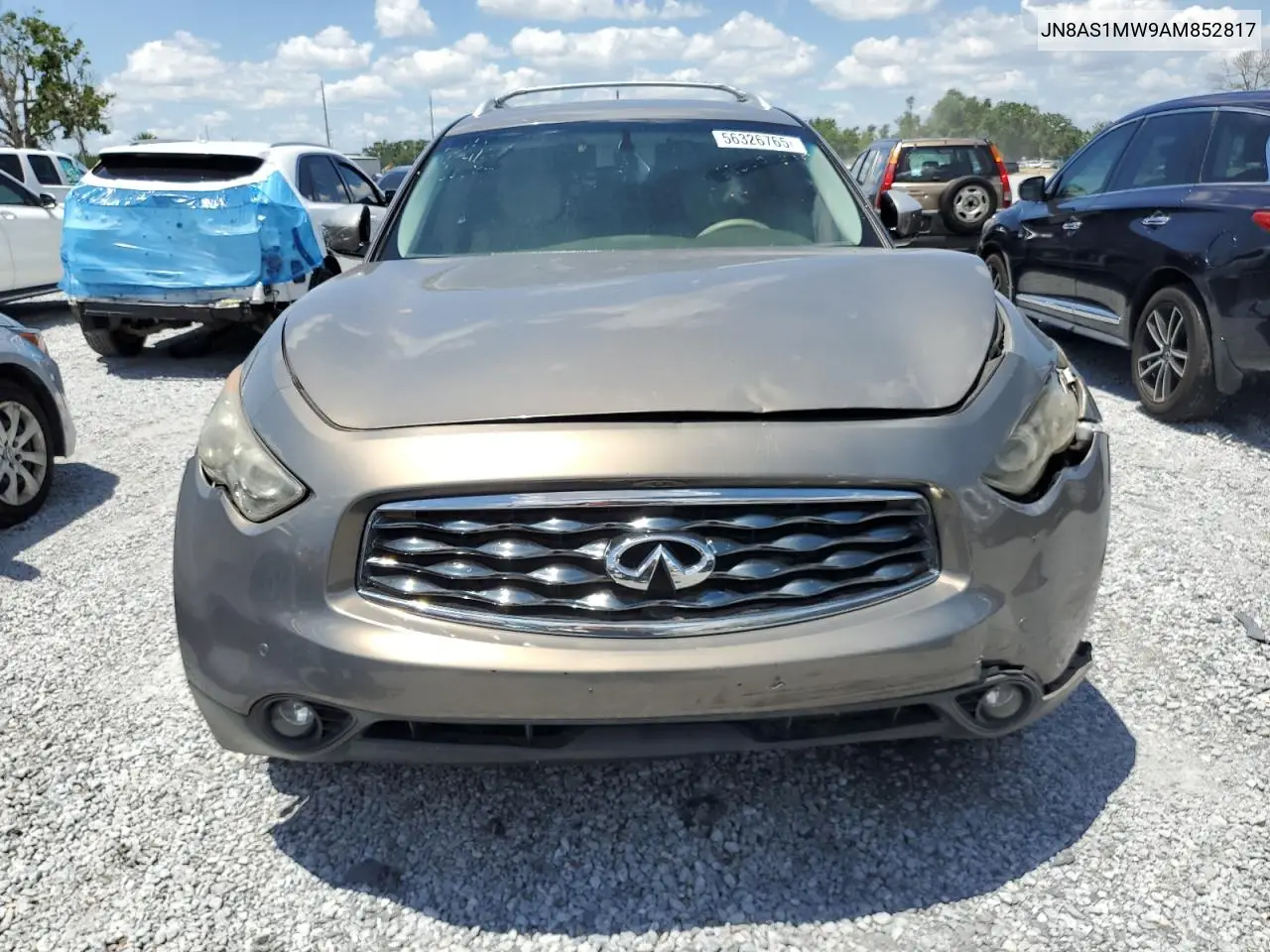 2010 Infiniti Fx35 VIN: JN8AS1MW9AM852817 Lot: 56326765