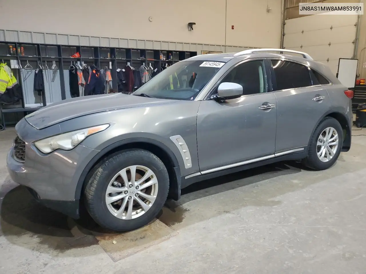 2010 Infiniti Fx35 VIN: JN8AS1MW8AM853991 Lot: 59145945