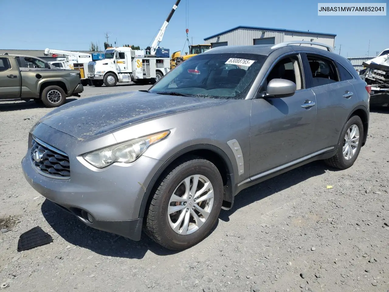 2010 Infiniti Fx35 VIN: JN8AS1MW7AM852041 Lot: 63088765