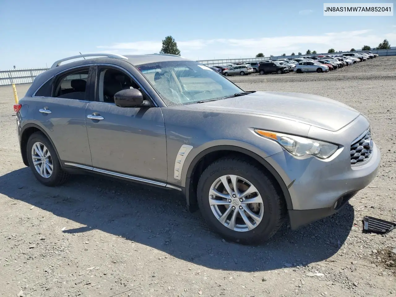 2010 Infiniti Fx35 VIN: JN8AS1MW7AM852041 Lot: 63088765